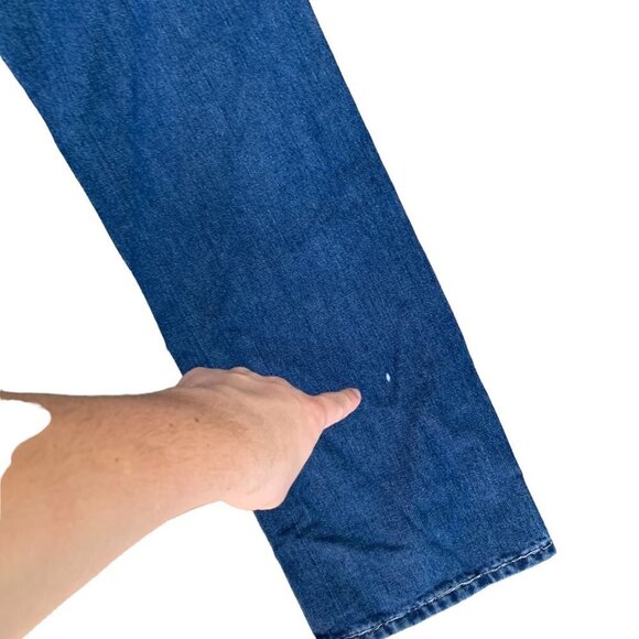 VINTAGE True Religion Jeans Size 32 RICKY BIG T Gray Stitch - Picture 8 of 9